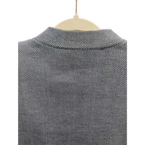 Ming Wang Vintage Abstract Navy &amp; White Cardigan Jacket - Picture 6 of 7